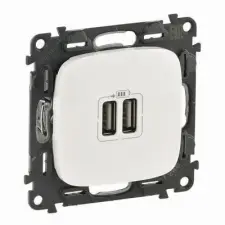 LEGRAND VALENA ALLURE 2xUSB+TÁP.5V-1500mA GY villanyszerelés