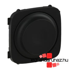 LEGRAND Valena Allure Forgatógombos fényerőszabályozó burkolat, Fekete 752048 villanyszerelés