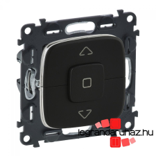 LEGRAND Valena Allure redőnynyomó fekete, AB752030 redőny