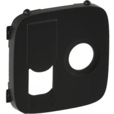 LEGRAND Valena Allure Tv+Rj Aljzat Burkolat, Fekete 754838-Legrand villanyszerelés