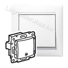 LEGRAND Valena egypólusú nyomó csengőjellel, 250V, fehér 774216 villanyszerelés