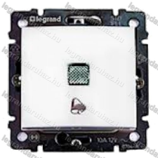 LEGRAND Valena egypólusú nyomó csengőjellel, jelzőfénnyel, 250V, fehér 774215 villanyszerelés