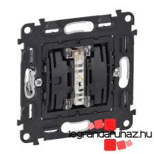LEGRAND Valena InMatic kétpólusú kapcsoló mechanizmus ellenőrzőfénnyel 752041 villanyszerelés