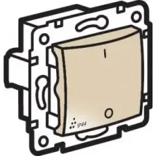 LEGRAND VALENA Kétpólusu kapcsoló IP44 Elefántcsont 774192 - Legrand villanyszerelés