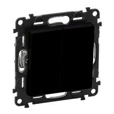 LEGRAND VALENA LIFE 106+6 KET.VÁLTÓK.R.FEKET villanyszerelés