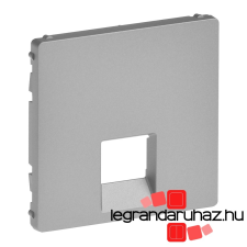 LEGRAND Valena Life 1xRJ45/RJ11 csatlakozóaljzat burkolat alumínium 755412 villanyszerelés