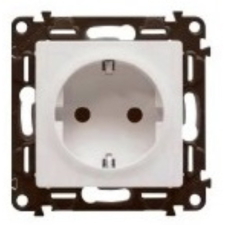 LEGRAND Valena Life 753220 2P+F (GYV) biztonsági zsalus aljzat,rugós elefántcsont villanyszerelés