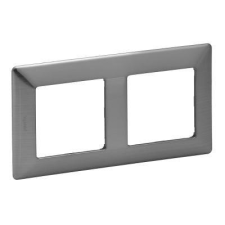 LEGRAND Valena Life kettes keret, Inox villanyszerelés