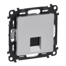 LEGRAND VALENA LIFE RJ45 CAT.5-ÖS CSATLAKOZÓALJZAT UTP, ALUMÍNIUM, KERET NÉLKÜL villanyszerelés