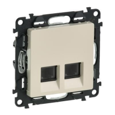 LEGRAND Valena Life Számítógép csatlakozóaljzat 2xRJ45 Cat. 5e UTP elefántcsont (Keret nélkül) villanyszerelés