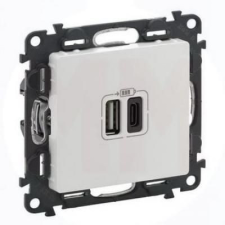 LEGRAND VALENA LIFE USB A+C TÁP.5V 3A15W FEH villanyszerelés
