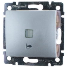 LEGRAND Valena N101 csengőjeles nyomó alumínium (770115) villanyszerelés