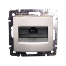 LEGRAND VALENA TEL.1xRJ45 CAT5e UTP ALUMÍNIU villanyszerelés