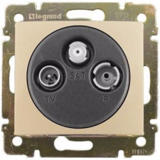 LEGRAND Valena TV/RD aljzat, végzáró, 1,5 dB elefántcsont (774332) villanyszerelés