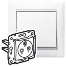 LEGRAND VALENA TV-RD-SAT+FED.VÉGZ.FEHÉR villanyszerelés