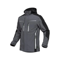 LEIBWACHTER LEIB FLEX átmeneti softshell kabát szürke-fekete -L()