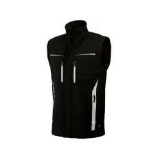 LEIBWACHTER LEIB flex softshell férfi mellény fekete- l leibwächter munkavédelmi ruházat