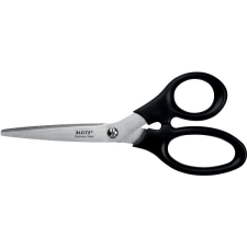 Leitz acél, 18,5 cm, szürke olló