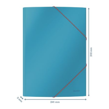 Leitz Cosy Soft Touch karton gumis mappa nyugodt kék (30020061) (Leitz30020061) mappa