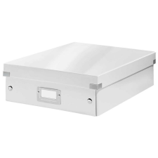 Leitz Doboz, rendszerező, M méret, LEITZ "Click&Store", fehér irattartó