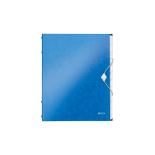 Leitz Előrendező A4, 12 részes műanyag Leitz Wow kék aláírókönyv