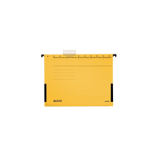 Leitz Függőmappa A4, karton oldaltzárt Leitz Alpha sárga mappa