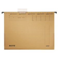 Leitz Függőmappa, oldalvédelemmel, karton, A4, LEITZ &quot;Alpha&quot;, natúr mappa