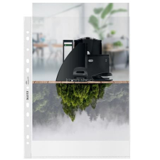 Leitz Genotherm, lefűzhető, A4, PP, 100 mikron, narancsos felület, LEITZ "Recycle" lefűző