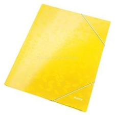 Leitz Gumis mappa, 15 mm, karton, A4, "Wow", sárga (LEITZ_39820016) mappa