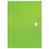 Leitz Gumis mappa, PP, A4, LEITZ "Wow", zöld