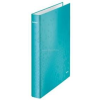 Leitz Gyűrűs könyv, 2 gyűrű, D alakú, 40 mm, A4 Maxi, karton, "Wow", jégkék (LEITZ_42410051)