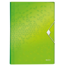 Leitz Harmonikamappa, A4, PP, 6 rekeszes, LEITZ Wow , zöld mappa