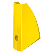 Leitz Iratpapucs, műanyag, 60 mm, elöl nyitott, LEITZ &quot;Wow&quot;, sárga lefűző
