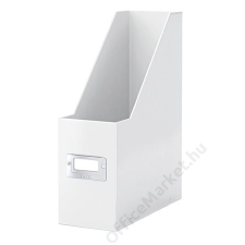 Leitz Iratpapucs, PP/karton, 95 mm, lakkfényű, LEITZ "Click&Store", fehér (E60470001) irattartó