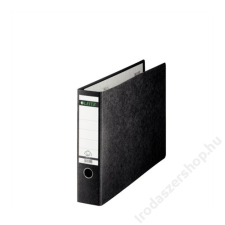 Leitz Iratrendező, 77 mm, A3, karton, újrahasznosított LEITZ 180, fekete (E10730000) irattartó