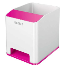 LEITZ Írószertartó, kettős színhatású, LEITZ "Wow", rózsaszín írószertartó