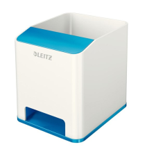 Leitz Írószertartó műanyag LEITZ Wow 2 rekeszes fehér/kék írószertartó