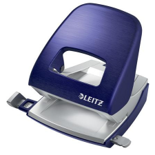 LEITZ Lyukasztó, kétlyukú, 30 lap, fém, LEITZ "Nexxt Style, titánkék lyukasztó