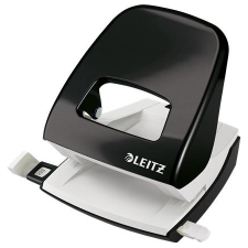 Leitz Lyukasztó, kétlyukú, 30 lap, LEITZ "Nexxt Wow", metál fekete lyukasztó