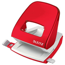 Leitz Lyukasztó, kétlyukú, 30 lap, LEITZ "Nexxt Wow", piros lyukasztó