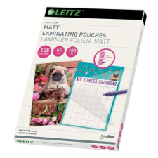 Leitz Meleglamináló fólia LEITZ standard A/4 125 mikronos matt 100db/csomag lamináló fólia