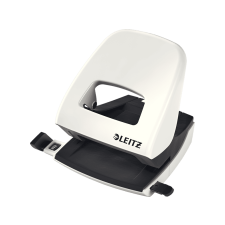 Leitz NeXXt WOW lyukasztó, 30 lap, fém, fehér (50081001) lyukasztó