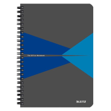 Leitz Office spirálfüzet karton borítóval, A5, vonalas szürke-kék (44590035) (leitz44590035) füzet