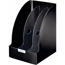 Leitz Plus jumbo iratpapucs elválasztókkal fekete (52390095) irattartó