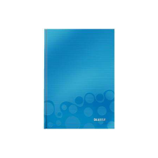 Leitz &quot;Wow&quot; A5 kockás 80 lapos keményfedeles lakkfényű kék beíró füzet