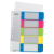 Leitz Regiszter LEITZ Wow műanyag nyomtatható extra széles 1-5