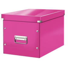 Leitz Tároló doboz LEITZ Click&Store L méret kocka rózsaszín bútor
