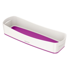 Leitz Tároló doboz LEITZ Wow Mybox műanyag keskeny fehér/lila papírárú, csomagoló és tárolóeszköz