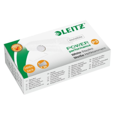 Leitz Tűzőkapocs, 24/6, LEITZ "P3", fehér gemkapocs, tűzőkapocs