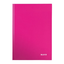 Leitz Wow 80 lapos A4 kockás beírókönyv lakkfényű - Rózsaszín (46261023) füzet